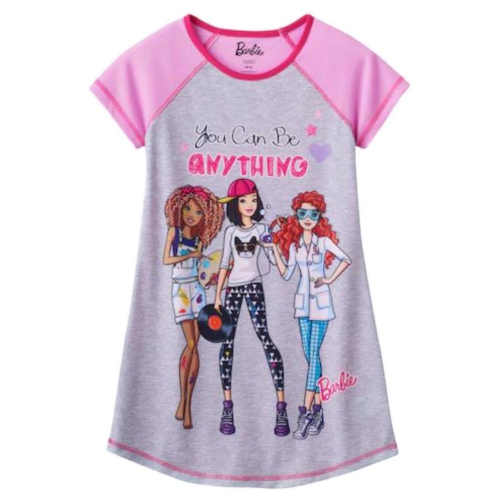 Barbie "You Can Be Anything" Nightgown Size M 7/8